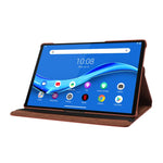 Per Lenovo Tab M10 Plus 10.3 Custodia in pelle flip con rotazione a 360 gradi Litchi Texture con supporto, For Lenovo Tab M10 Plus 10.3