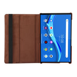 Per Lenovo Tab M10 Plus 10.3 Custodia in pelle flip con rotazione a 360 gradi Litchi Texture con supporto, For Lenovo Tab M10 Plus 10.3