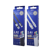 Cavo dati di ricarica Remax 2.4A Platinum Pro, lunghezza: 1 m, Type-C, 8 Pin, Micro USB