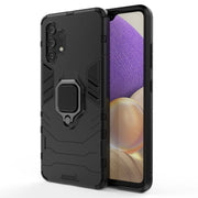 Custodia protettiva antiurto per PC + TPU con supporto per anello magnetico, For Galaxy A32 4G