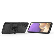 Custodia protettiva antiurto per PC + TPU con supporto per anello magnetico, For Galaxy A32 4G