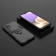 Custodia protettiva antiurto per PC + TPU con supporto per anello magnetico, For Galaxy A32 4G