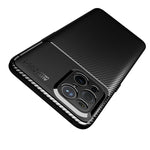 Custodia in TPU antiurto con trama in fibra di carbonio, For OPPO Find X3, For OPPO Realme GT 5G