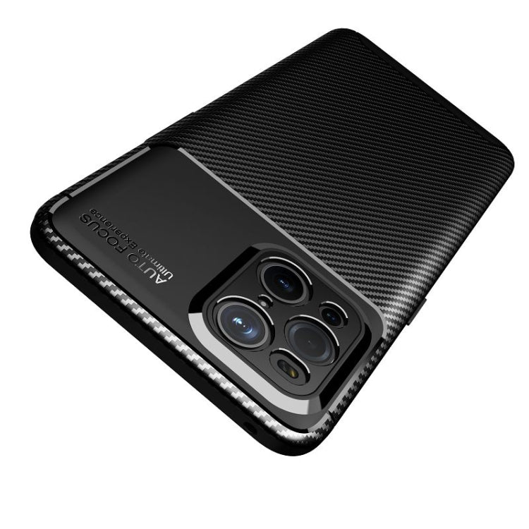 Custodia in TPU antiurto con trama in fibra di carbonio, For OPPO Find X3, For OPPO Realme GT 5G