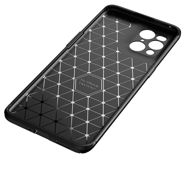 Custodia in TPU antiurto con trama in fibra di carbonio, For OPPO Find X3, For OPPO Realme GT 5G