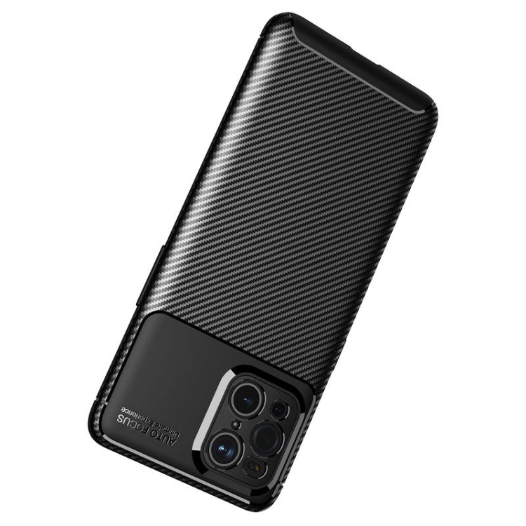 Custodia in TPU antiurto con trama in fibra di carbonio, For OPPO Find X3, For OPPO Realme GT 5G