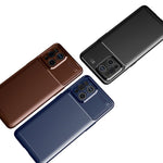Custodia in TPU antiurto con trama in fibra di carbonio, For OPPO Find X3, For OPPO Realme GT 5G