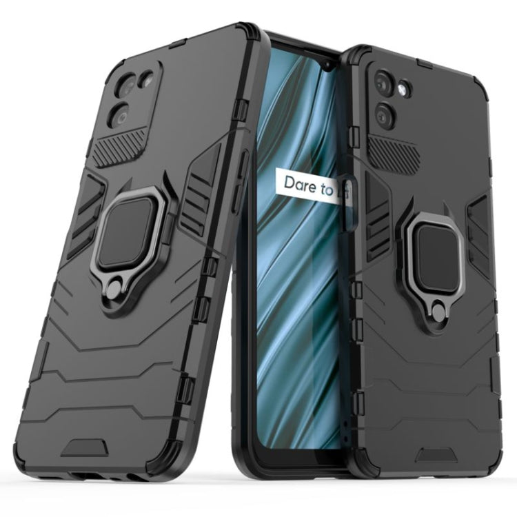 Custodia protettiva antiurto per PC + TPU con supporto per anello magnetico, For OPPO Realme V11 5G