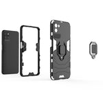 Custodia protettiva antiurto per PC + TPU con supporto per anello magnetico, For OPPO Realme V11 5G