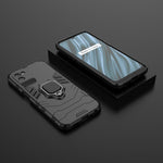 Custodia protettiva antiurto per PC + TPU con supporto per anello magnetico, For OPPO Realme V11 5G