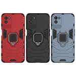 Custodia protettiva antiurto per PC + TPU con supporto per anello magnetico, For OPPO Realme V11 5G