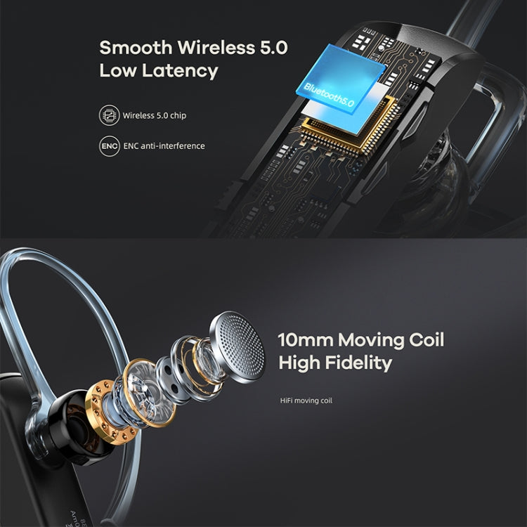 Remax RB-T38 Bluetooth 5.0 Wireless Metal Noise Reduction Auricolare Bluetooth