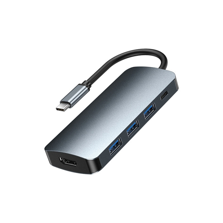 Remax RU-U5 5 In1 Docking Station HUB multifunzione di tipo C / USB-C, 5 In1