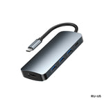 Remax RU-U5 5 In1 Docking Station HUB multifunzione di tipo C / USB-C, 5 In1