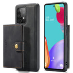 Custodia portafoglio magnetica con slot carte per smartphone comp