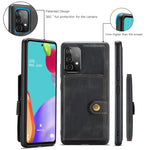 Custodia portafoglio magnetica con slot carte per smartphone comp