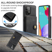 Custodia protettiva staccabile magnetica retrò JEEHOOD con portafoglio, slot per carte e supporto, For Samsung Galaxy A52 5G, For Samsung Galaxy A72 5G, For Samsung Galaxy A12 5G, For Samsung Galaxy A42 5G, For Samsung Galaxy A51 5G                    ...