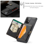 Custodia portafoglio magnetica con slot carte per smartphone comp