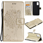 Custodia portafoglio in pelle sintetica per Samsung Galaxy A02s e