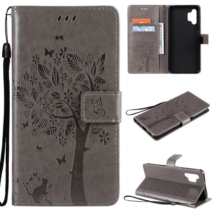 Custodia portafoglio in pelle sintetica per Samsung Galaxy A32 e