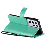 Custodia portafoglio in pelle sintetica per Samsung Galaxy S21