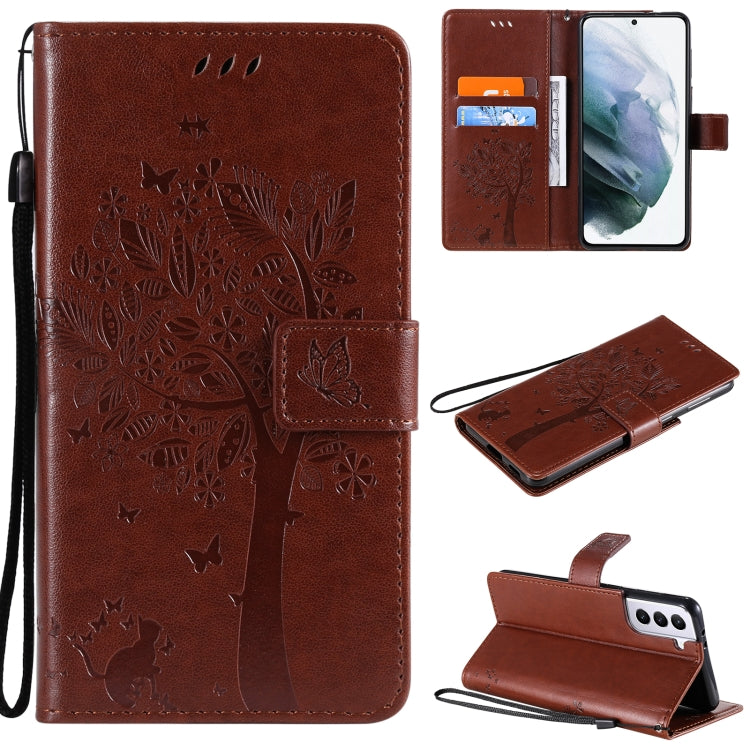 Custodia portafoglio in pelle sintetica per Samsung Galaxy S21