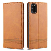 AZNS Custodia in pelle a vibrazione orizzontale con struttura in vitello magnetico con slot per carte, supporto e portafoglio, For Samsung Galaxy A02s, For Samsung Galaxy A52 5G / 4G, For Samsung Galaxy A72 5G / 4G