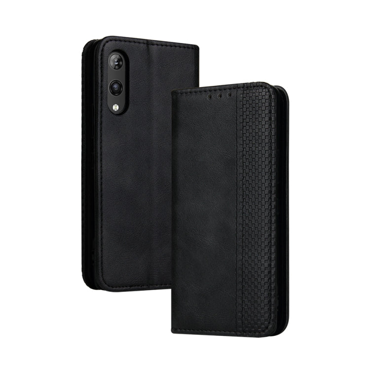 Custodia portafoglio in pelle PU con slot carte e fibbia magnetic