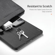 DUX DUCIS Serie Domo Flip orizzontale Custodia in pelle magnetica TPU + PU con supporto a tre pieghe e slot per penna e funzione Sleep / Wake-up, iPad Pro 11 （2021）/(2020), iPad Pro 12.9  2021 / 2020