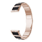 Cinturini di ricambio tempestati di diamanti in acciaio inossidabile, For Samsung Galaxy Watch 3 45mm, For Samsung Galaxy Watch Active2 44mm / Watch Active2 40mm / Watch Active, For Samsung Galaxy Watch 3 41mm
