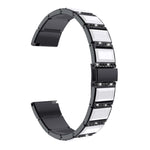Cinturini di ricambio tempestati di diamanti in acciaio inossidabile, For Samsung Galaxy Watch 3 45mm, For Samsung Galaxy Watch Active2 44mm / Watch Active2 40mm / Watch Active, For Samsung Galaxy Watch 3 41mm