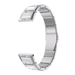 Cinturini di ricambio tempestati di diamanti in acciaio inossidabile, For Samsung Galaxy Watch 3 45mm, For Samsung Galaxy Watch Active2 44mm / Watch Active2 40mm / Watch Active, For Samsung Galaxy Watch 3 41mm