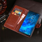 idewei Custodia in pelle a vibrazione orizzontale Crazy Horse Texture con supporto e slot per carte e portafoglio, For TCL 10 5G, For vivo X60 Pro+ 5G