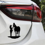 Adesivo modello cavallo impermeabile per auto da 5 pezzi, Horse Pattern