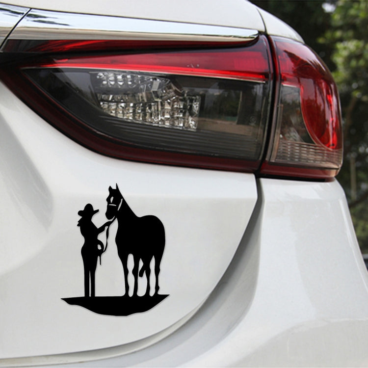 Adesivo modello cavallo impermeabile per auto da 5 pezzi, Horse Pattern