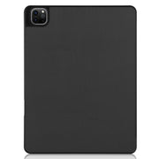 Custodia in pelle TPU + PU a nido d'ape a vibrazione orizzontale con supporto a tre pieghe e funzione Sleep / Wake-up e slot per penna, For iPad Pro 12.9 2022 / 2021