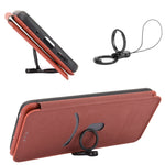 Custodia portafoglio in pelle TPU+PC con slot carte per Galaxy A3