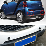 Cono di coda anti-collisione posteriore per auto da 2 pezzi per Mercedes Benz Smart 2009-2014, Pointed (Black), Pointed (Gold), Pointed (Blue), Pointed (Red), Pointed (Silver)