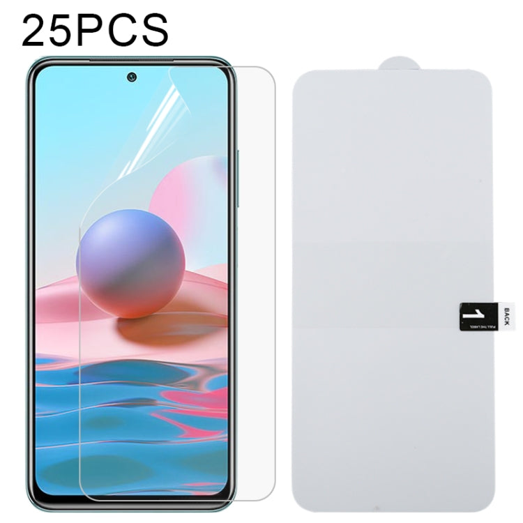 25 PCS Full Screen Protector Pellicola idrogel antideflagrante, For OPPO Realme GT 5G / Realme GT Master (25 PCS), For Xiaomi Redmi K40 / K40 Pro (25 PCS), For Xiaomi Redmi K40 Pro+ (25 PCS), For Xiaomi Redmi Note 10 4G / 5G / Note 10s (25 PCS)        ...