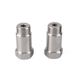 2 PCS Auto 45mm Adattatore sensore di ossigeno Estensione ossigeno Connettore modificato M18x1.5, 45mm