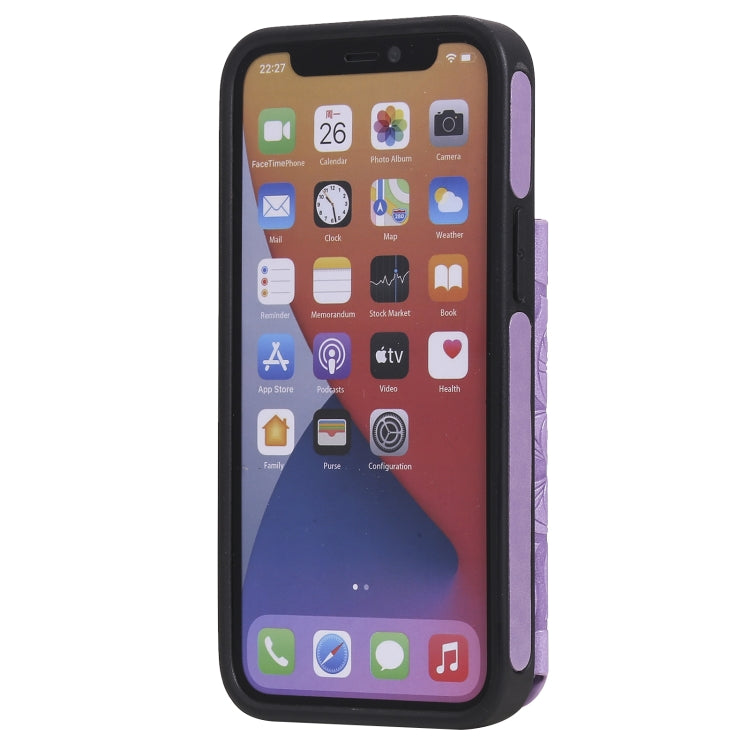 Custodia portafoglio con slot carte per iPhone 12 mini