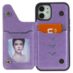 Custodia portafoglio con slot carte per iPhone 12 mini
