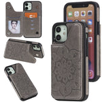Custodia portafoglio con slot carte per iPhone 12 mini
