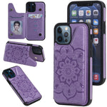 Custodia portafoglio con slot carte per iPhone 12 mini