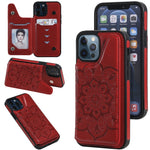 Custodia portafoglio con slot carte per iPhone 12 mini