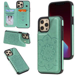 Custodia portafoglio con slot carte per iPhone 12 mini