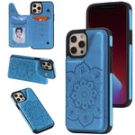 Custodia portafoglio con slot carte per iPhone 12 mini