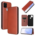 Custodia portafoglio magnetica in pelle TPU+PC per smartphone