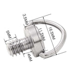 BEXIN LS076 2 PZ Viti per piastra a sgancio rapido Viti per montaggio adattatore da 1/4 pollici -20, LS076