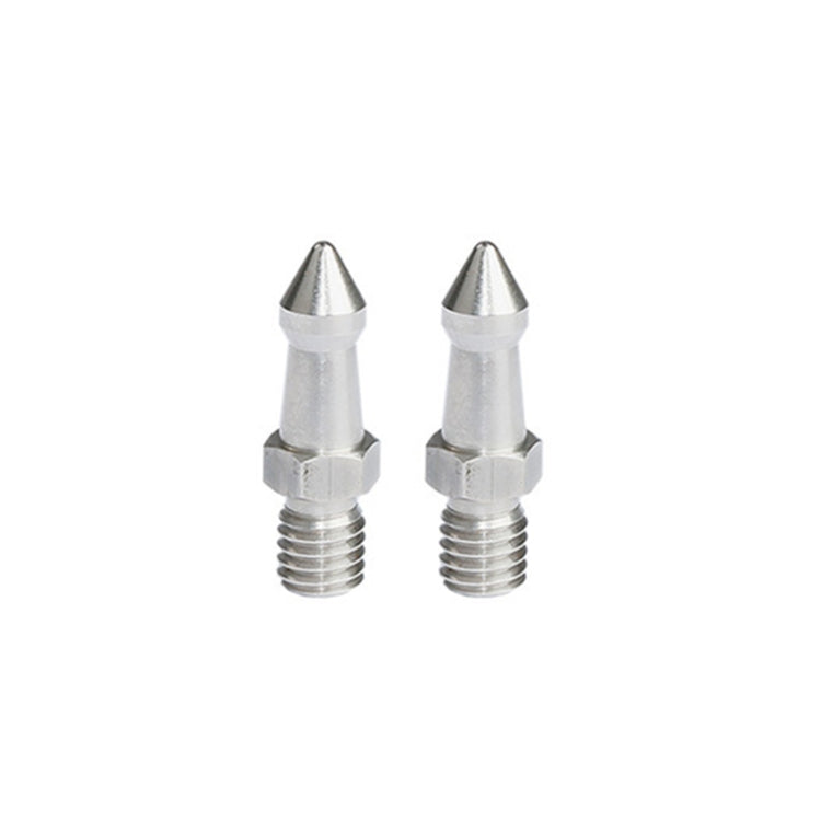 BEXIN LS036 2 viti per piedini in acciaio inossidabile da 3/8 pollici per treppiede SLR, LS036